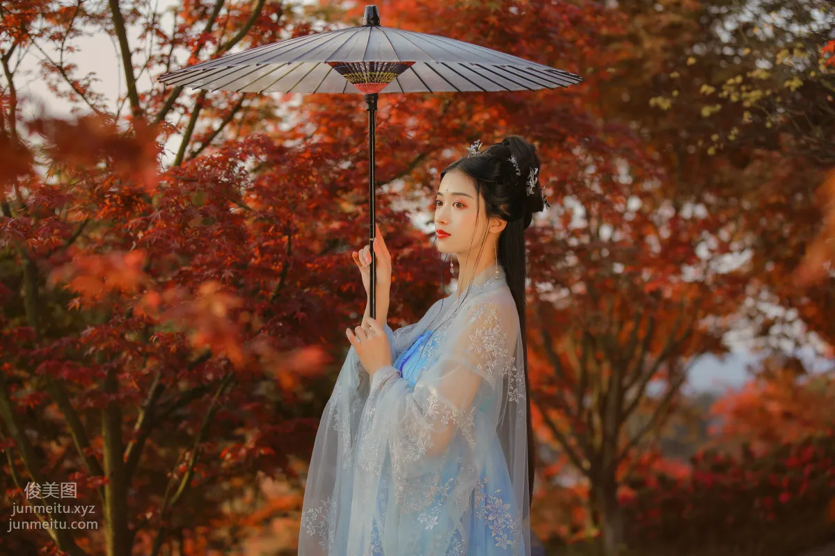 [YiTuYu] 2021.08.23 Autumn Maple Rustling, Ji Xiangxiang photo 20