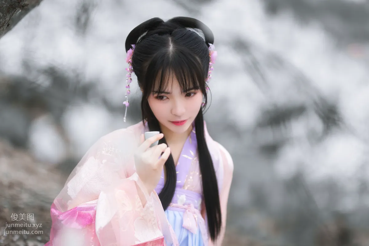 [YiTuYu] 2021.08.28 Rain Beyond the Apricot Blossom Strings, Zhaoruijie EZ photo 13