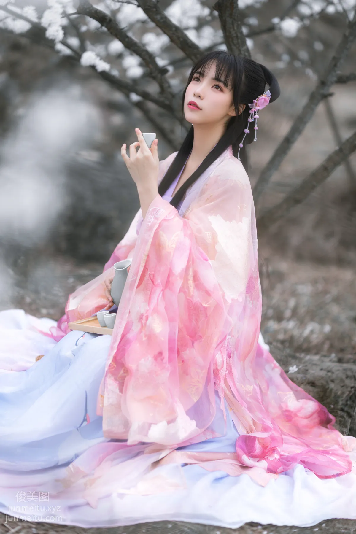 [YiTuYu] 2021.08.28 Rain Beyond the Apricot Blossom Strings, Zhaoruijie EZ photo 14
