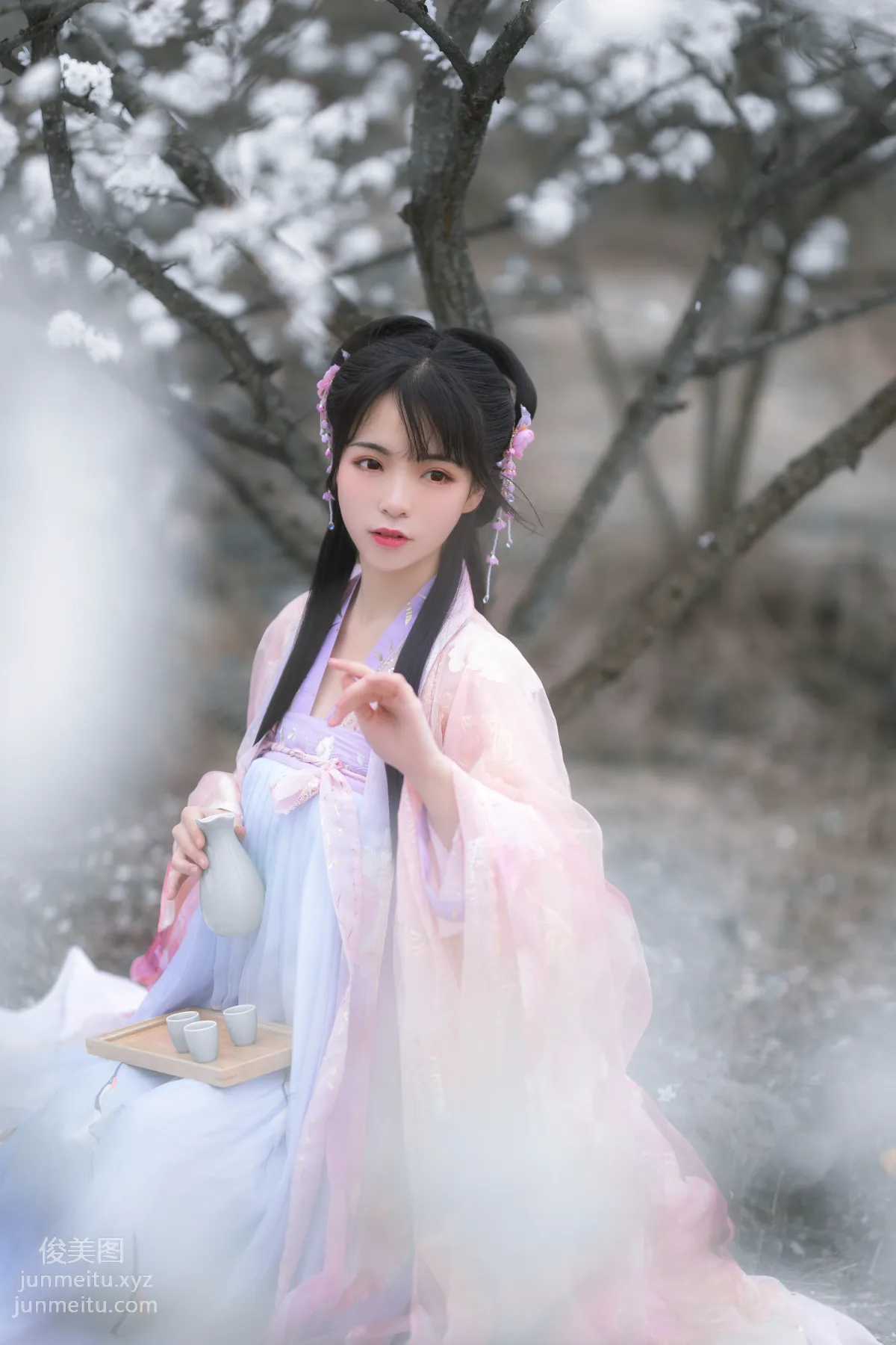 [YiTuYu] 2021.08.28 Rain Beyond the Apricot Blossom Strings, Zhaoruijie EZ photo 15