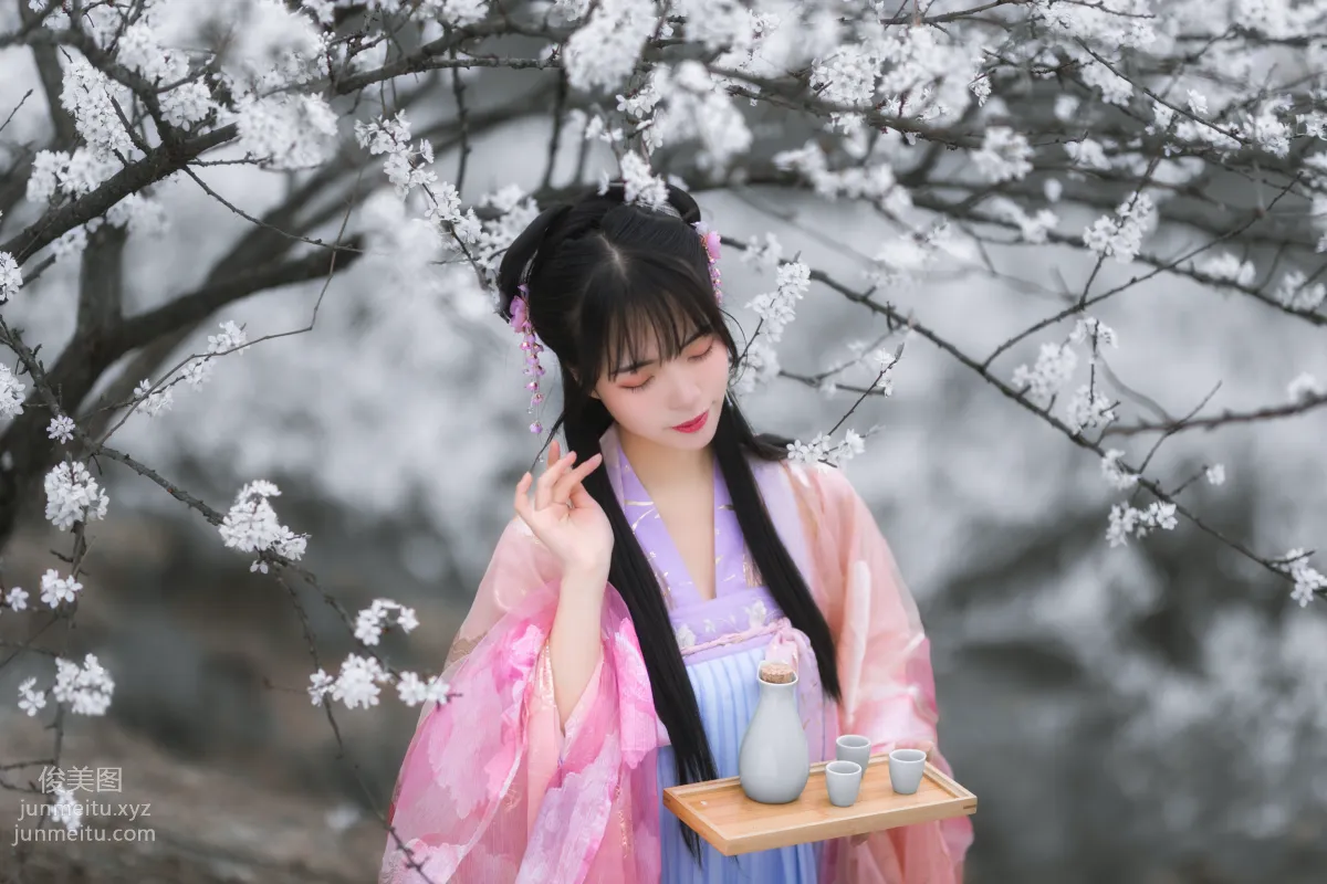 [YiTuYu] 2021.08.28 Rain Beyond the Apricot Blossom Strings, Zhaoruijie EZ photo 16