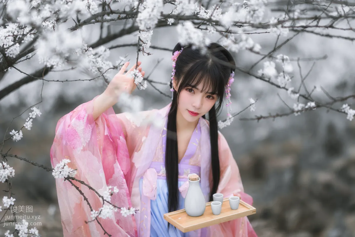 [YiTuYu] 2021.08.28 Rain Beyond the Apricot Blossom Strings, Zhaoruijie EZ photo 17