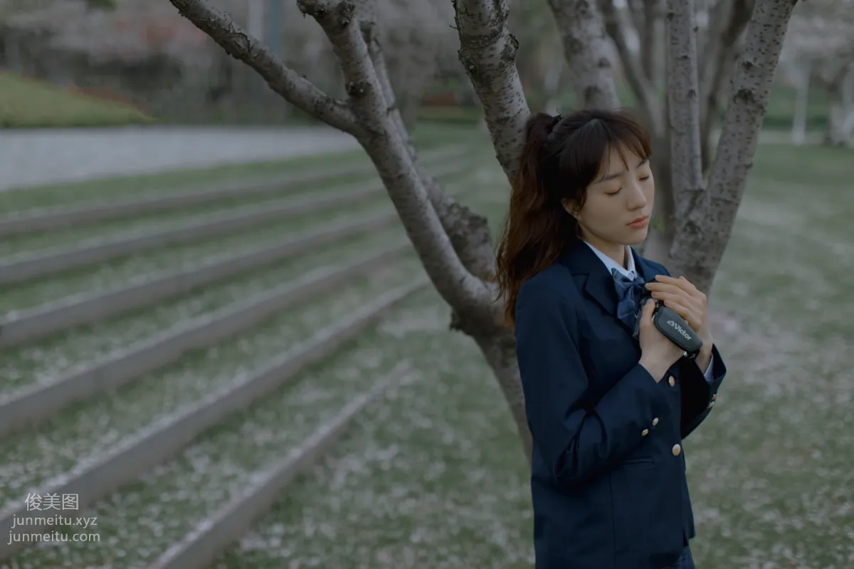 [YiTuYu] 2021.09.02 Cherry Blossoms Falling, Tang Xixi photo 7