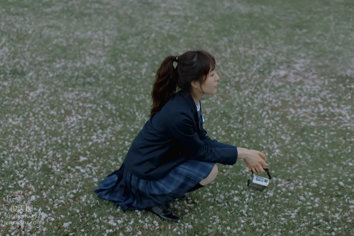 [YiTuYu] 2021.09.02 Cherry Blossoms Falling, Tang Xixi photo 13