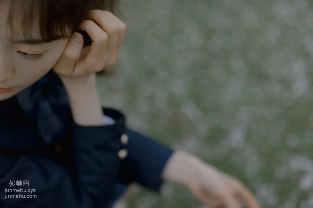 [YiTuYu] 2021.09.02 Cherry Blossoms Falling, Tang Xixi photo 15
