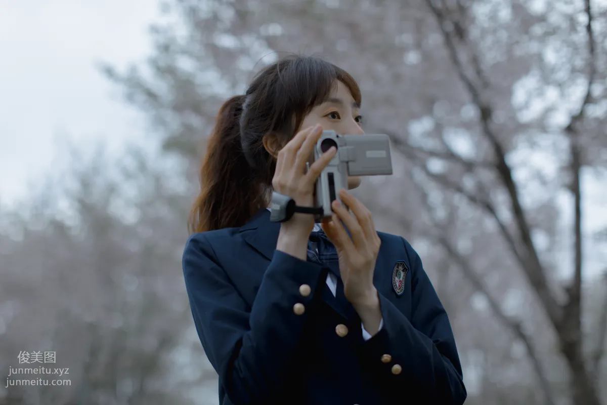 [YiTuYu] 2021.09.02 Cherry Blossoms Falling, Tang Xixi photo 19