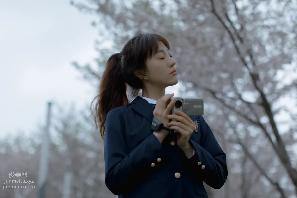 [YiTuYu] 2021.09.02 Cherry Blossoms Falling, Tang Xixi photo 20
