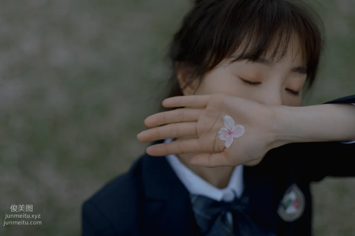 [YiTuYu] 2021.09.02 Cherry Blossoms Falling, Tang Xixi photo 27