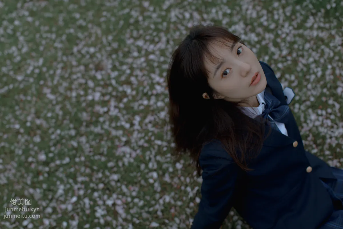 [YiTuYu] 2021.09.02 Cherry Blossoms Falling, Tang Xixi photo 33