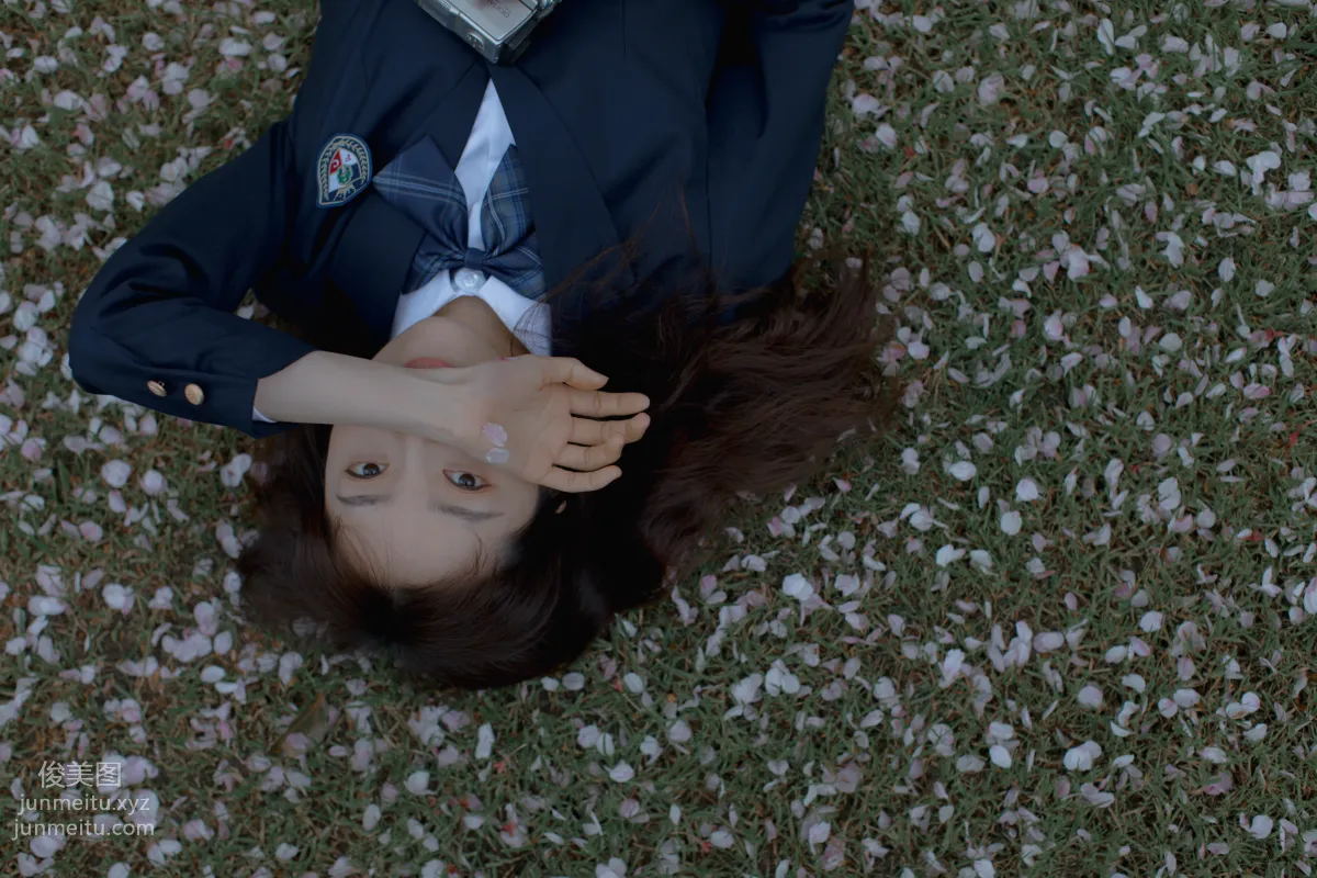[YiTuYu] 2021.09.02 Cherry Blossoms Falling, Tang Xixi photo 34