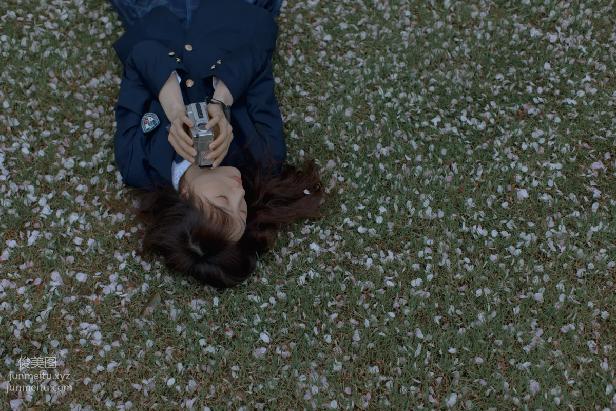 [YiTuYu] 2021.09.02 Cherry Blossoms Falling, Tang Xixi photo 36