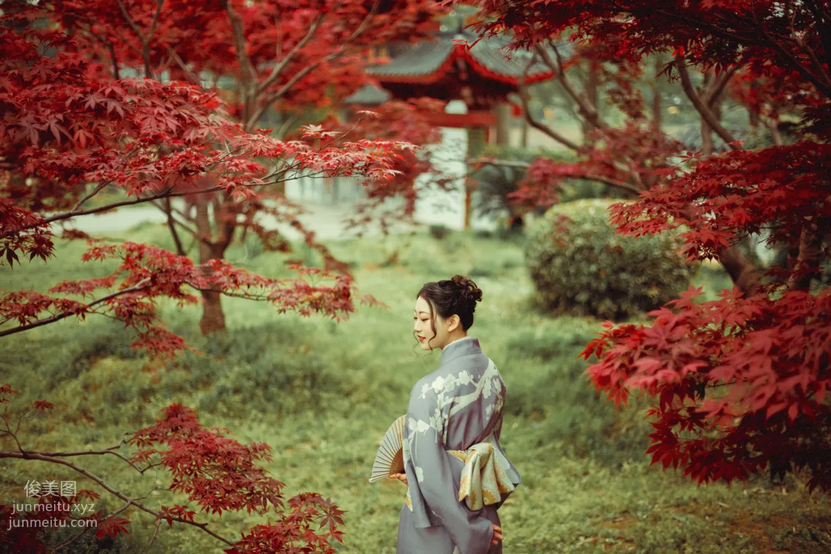[YiTuYu] 2021.09.02 Deep in the Red Leaves, Mei Fannao photo 5