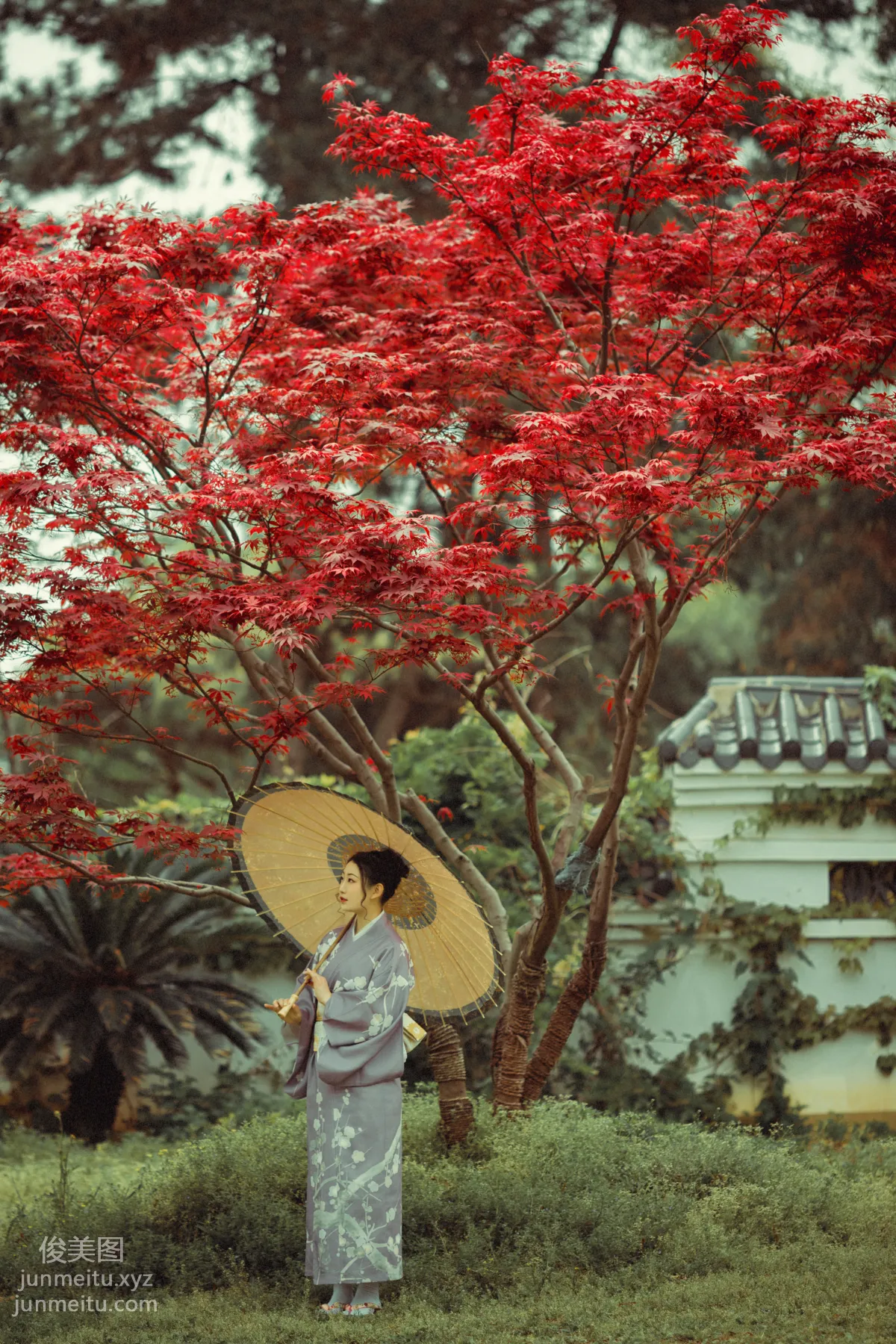 [YiTuYu] 2021.09.02 Deep in the Red Leaves, Mei Fannao photo 6