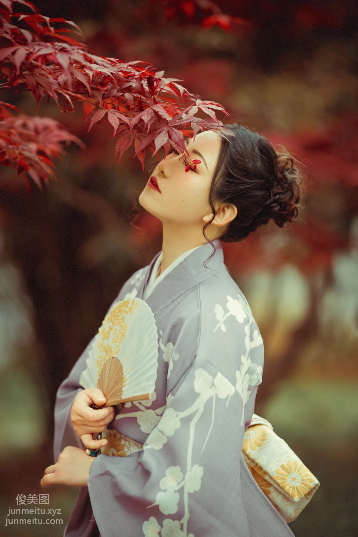 [YiTuYu] 2021.09.02 Deep in the Red Leaves, Mei Fannao photo 8