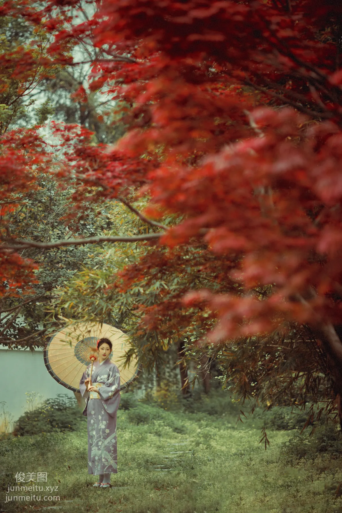 [YiTuYu] 2021.09.02 Deep in the Red Leaves, Mei Fannao photo 9