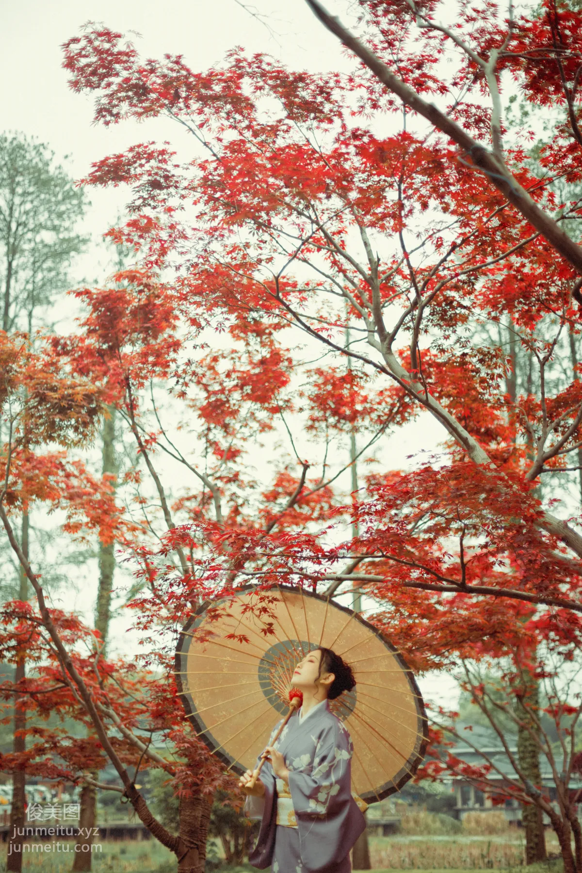 [YiTuYu] 2021.09.02 Deep in the Red Leaves, Mei Fannao photo 11