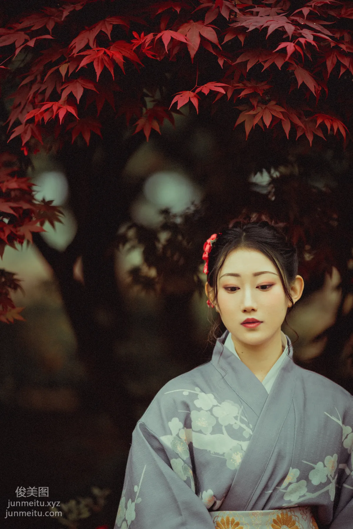 [YiTuYu] 2021.09.02 Deep in the Red Leaves, Mei Fannao photo 18
