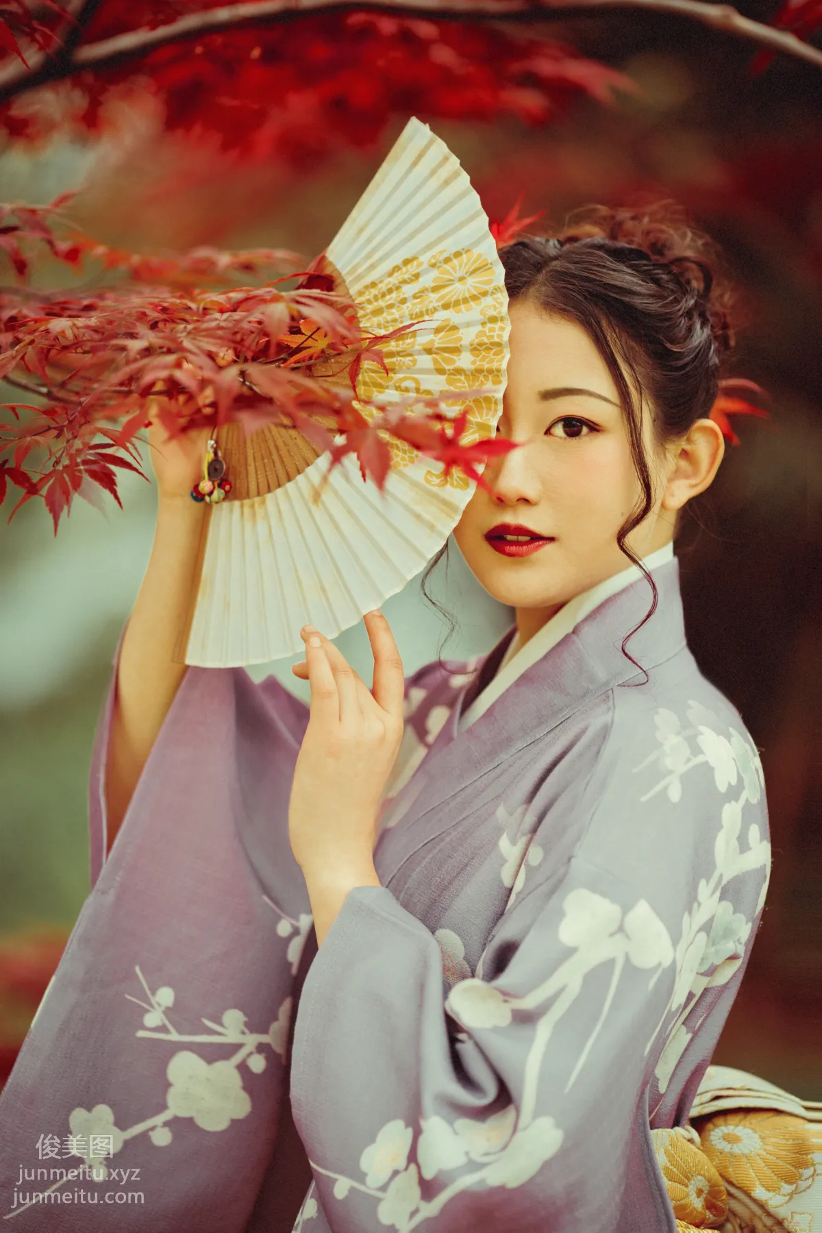 [YiTuYu] 2021.09.02 Deep in the Red Leaves, Mei Fannao photo 20