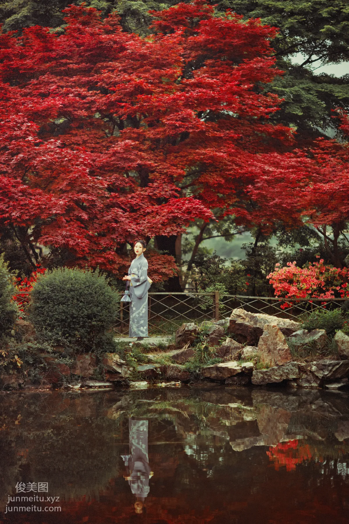 [YiTuYu] 2021.09.02 Deep in the Red Leaves, Mei Fannao photo 21
