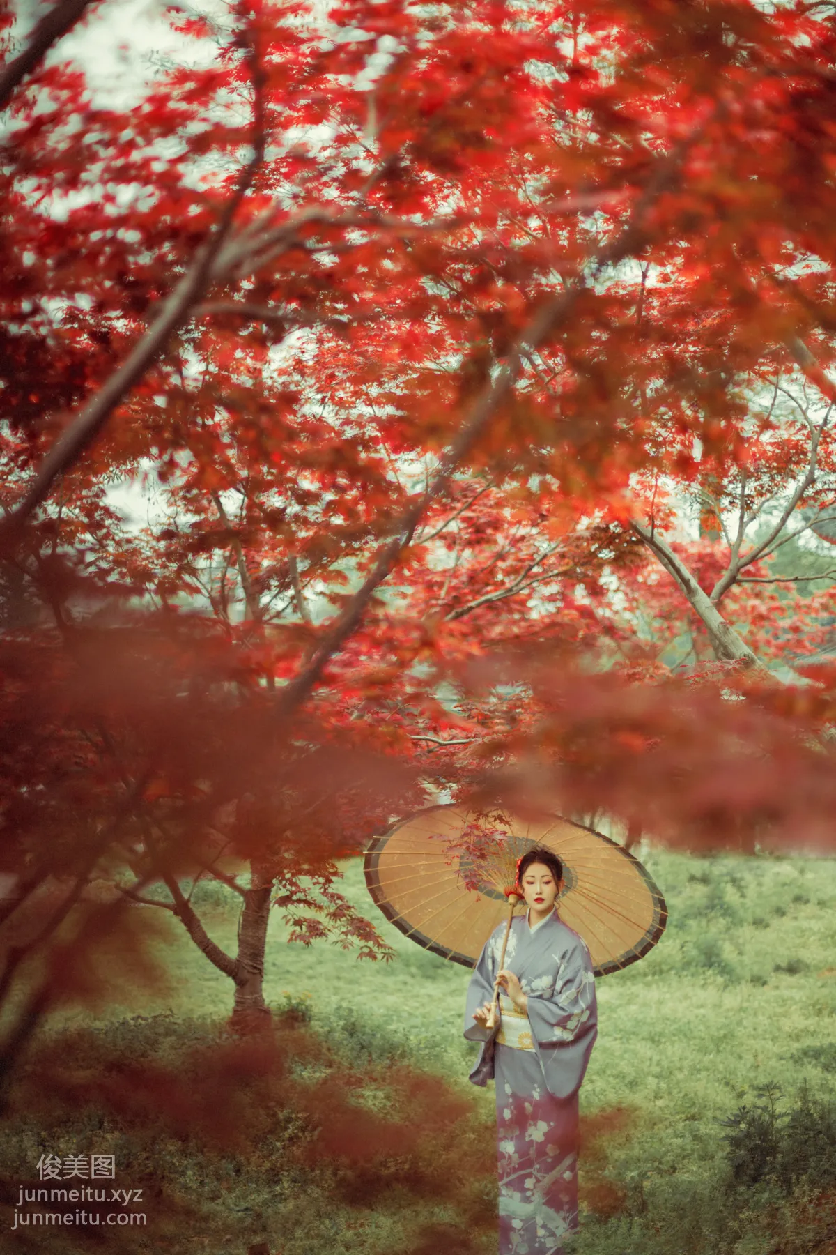 [YiTuYu] 2021.09.02 Deep in the Red Leaves, Mei Fannao photo 24