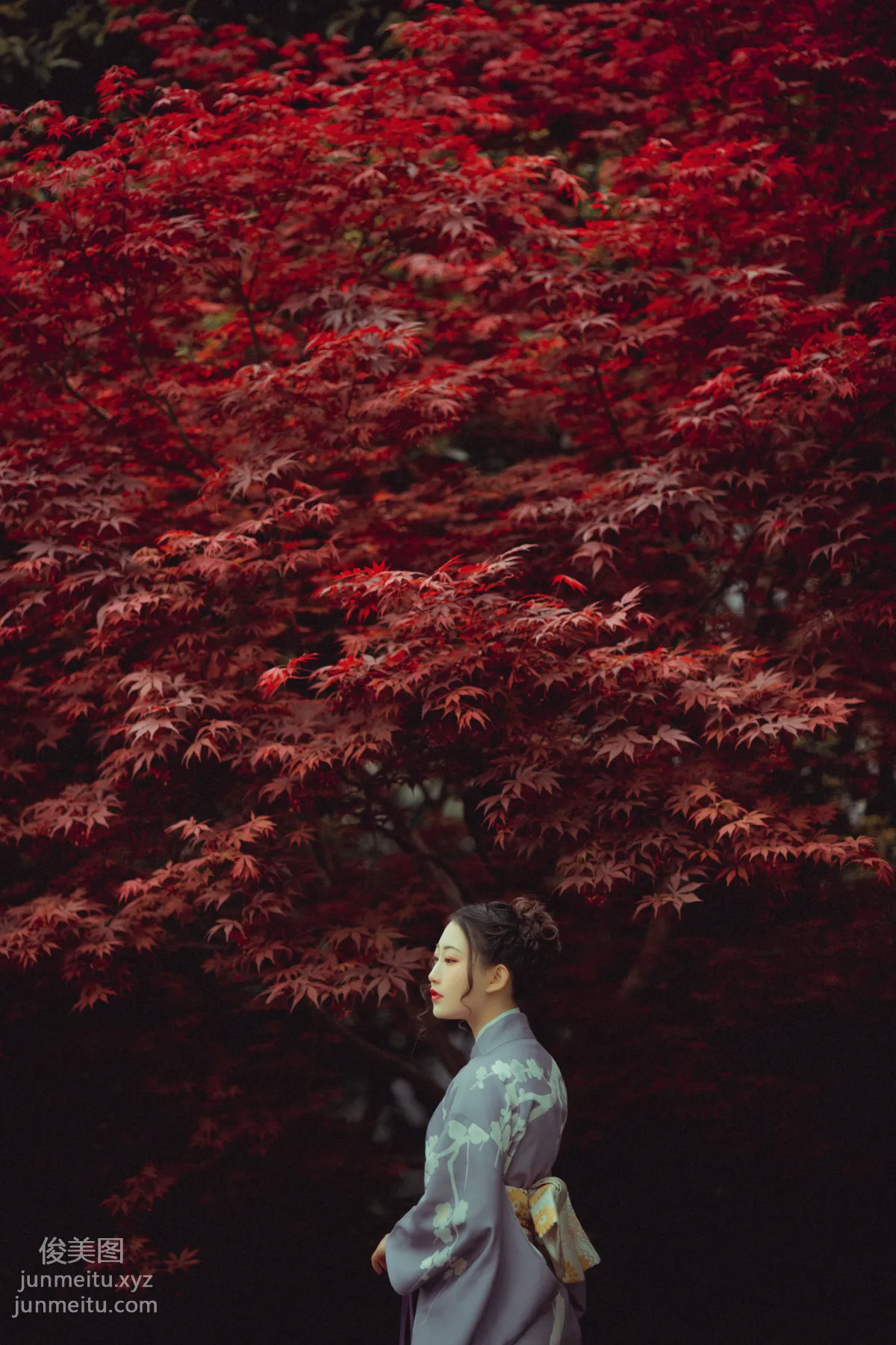 [YiTuYu] 2021.09.02 Deep in the Red Leaves, Mei Fannao photo 26
