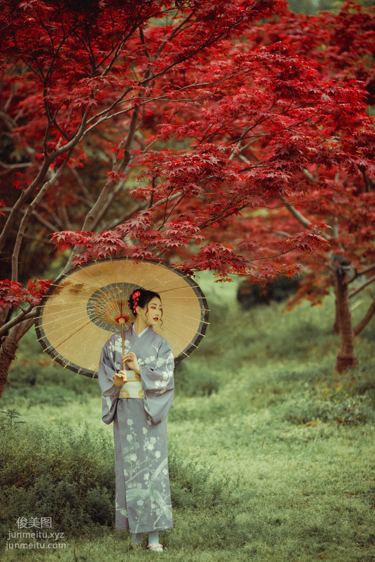 [YiTuYu] 2021.09.02 Deep in the Red Leaves, Mei Fannao photo 27