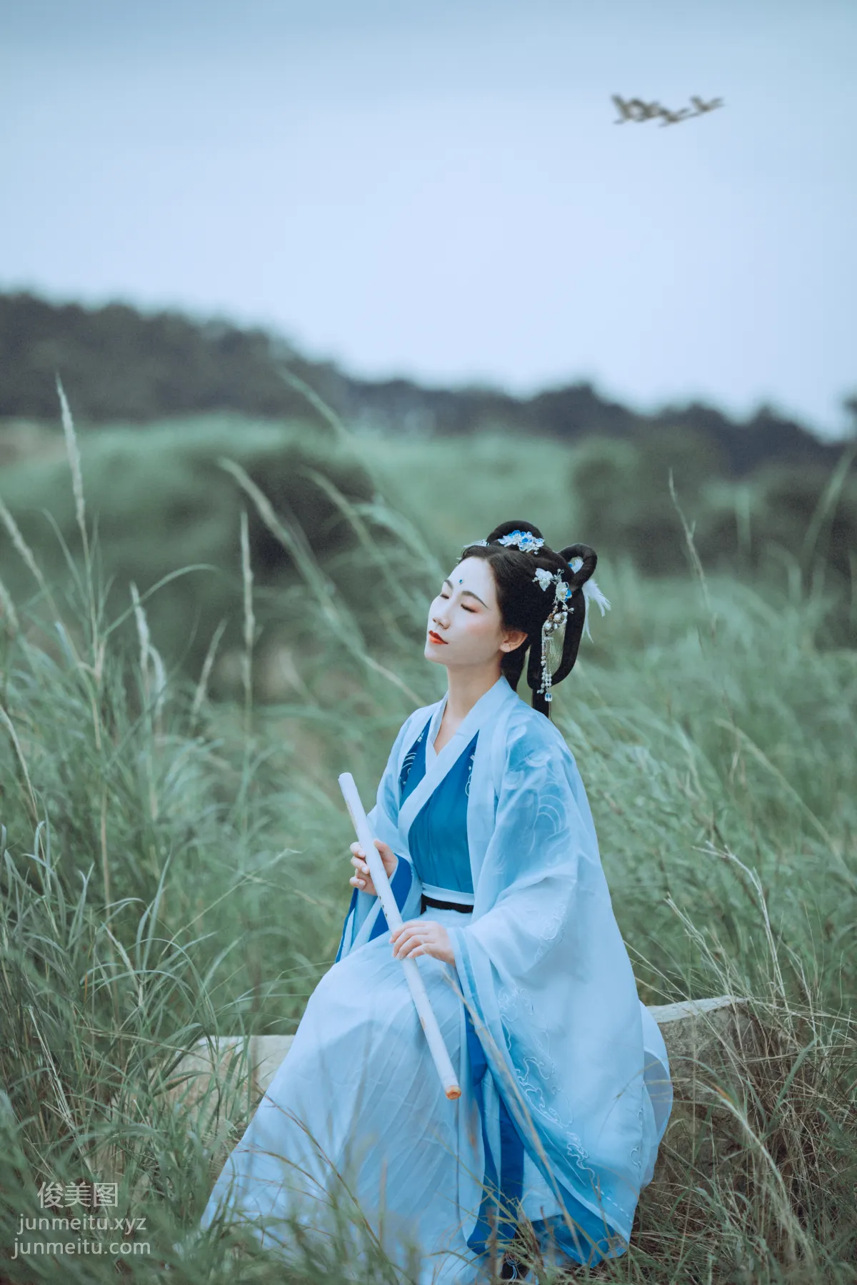 [YiTuYu] 2021.09.04 Hidden in Blue Robes Xiao Xuan photo 7
