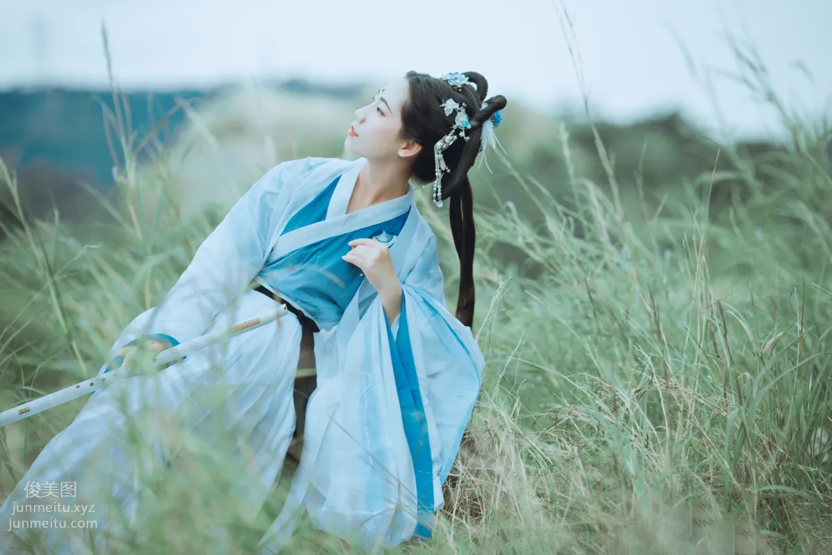 [YiTuYu] 2021.09.04 Hidden in Blue Robes Xiao Xuan photo 10