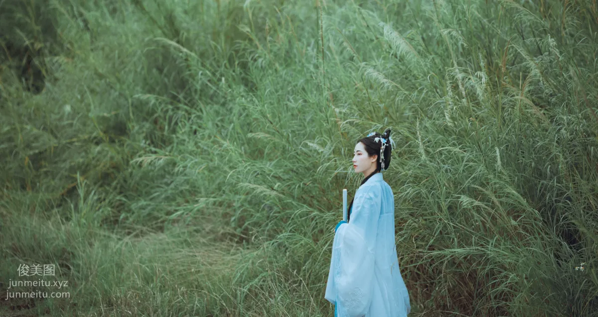 [YiTuYu] 2021.09.04 Hidden in Blue Robes Xiao Xuan photo 13