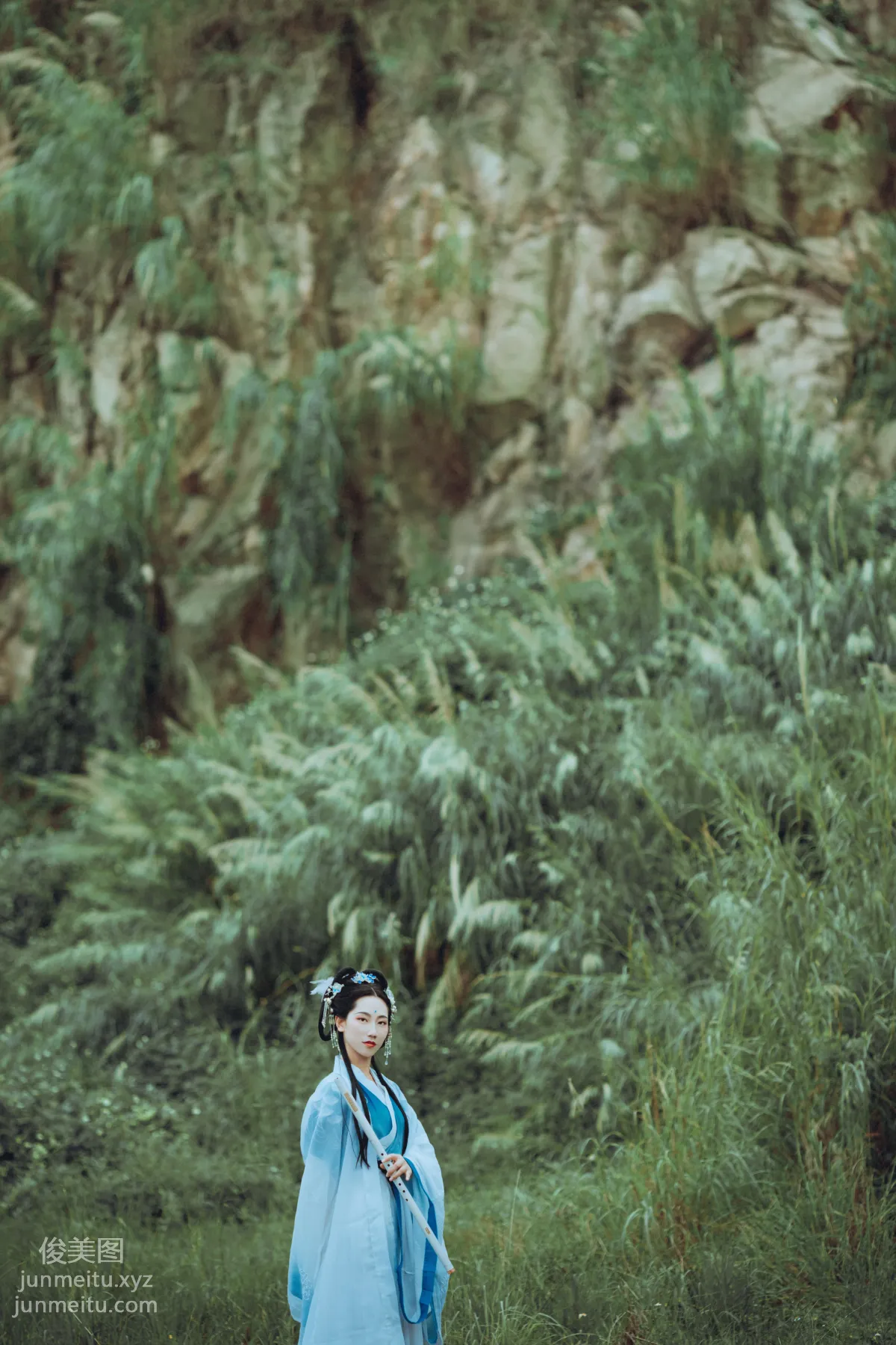 [YiTuYu] 2021.09.04 Hidden in Blue Robes Xiao Xuan photo 15