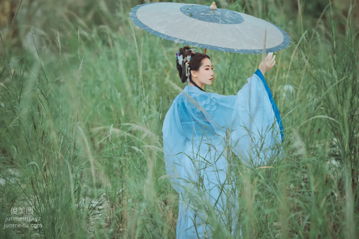 [YiTuYu] 2021.09.04 Hidden in Blue Robes Xiao Xuan photo 17