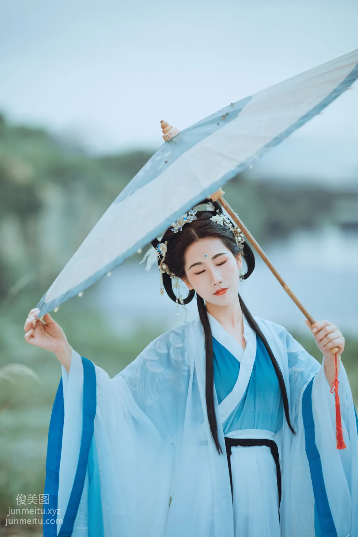 [YiTuYu] 2021.09.04 Hidden in Blue Robes Xiao Xuan photo 20