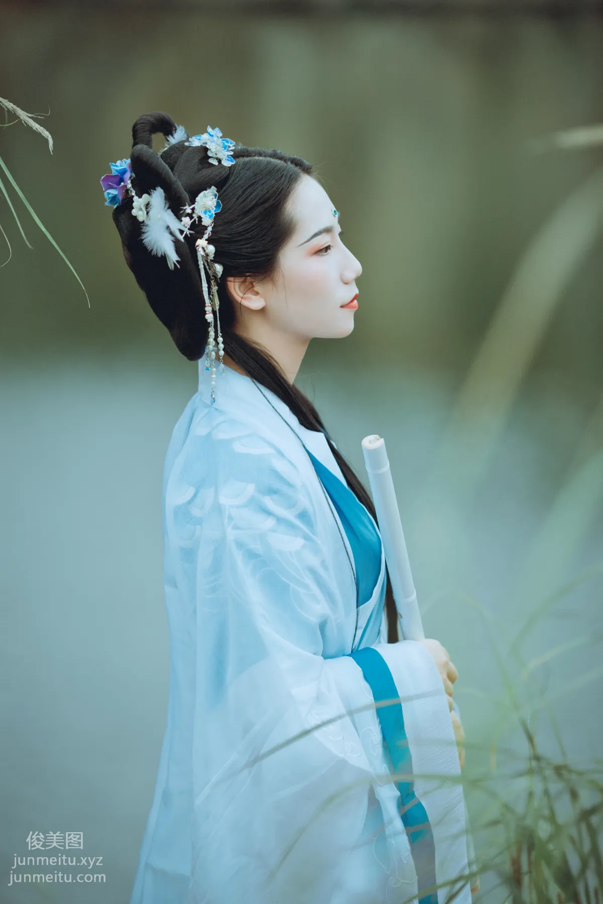 [YiTuYu] 2021.09.04 Hidden in Blue Robes Xiao Xuan photo 22