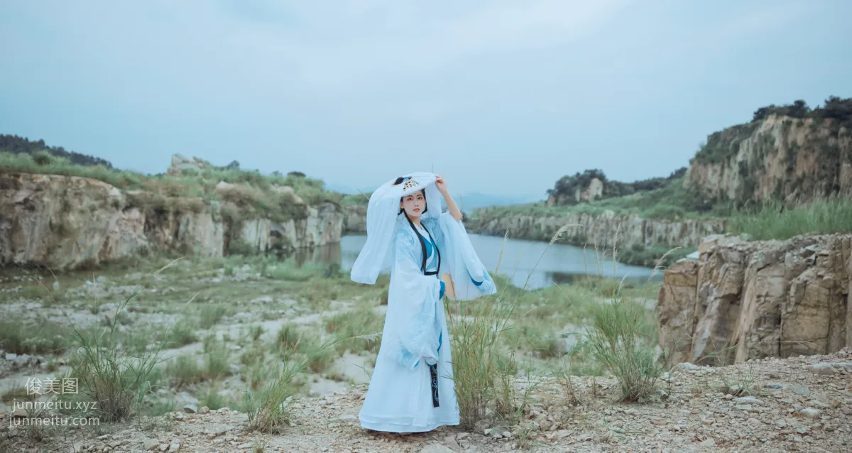 [YiTuYu] 2021.09.04 Hidden in Blue Robes Xiao Xuan photo 23