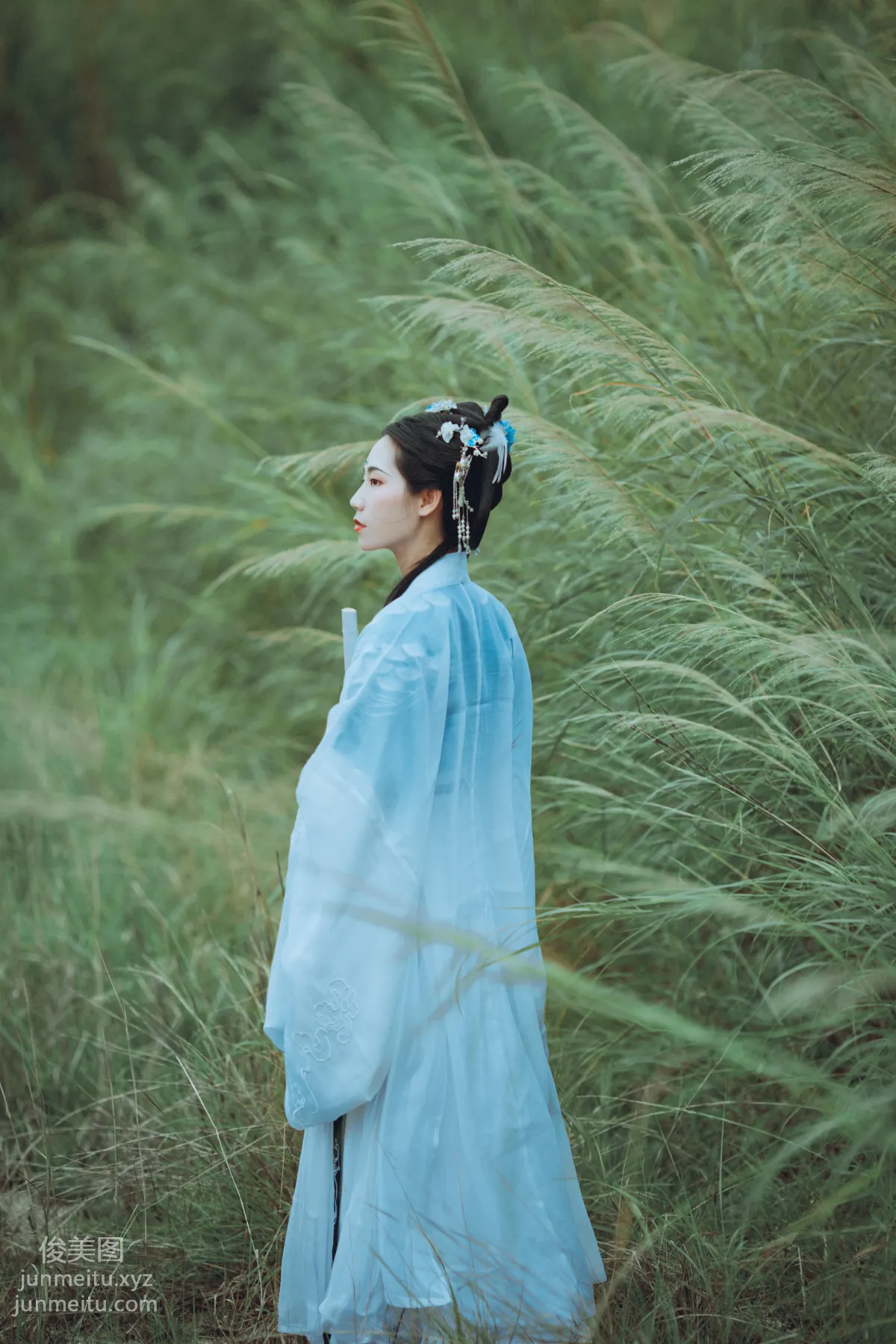 [YiTuYu] 2021.09.04 Hidden in Blue Robes Xiao Xuan photo 25