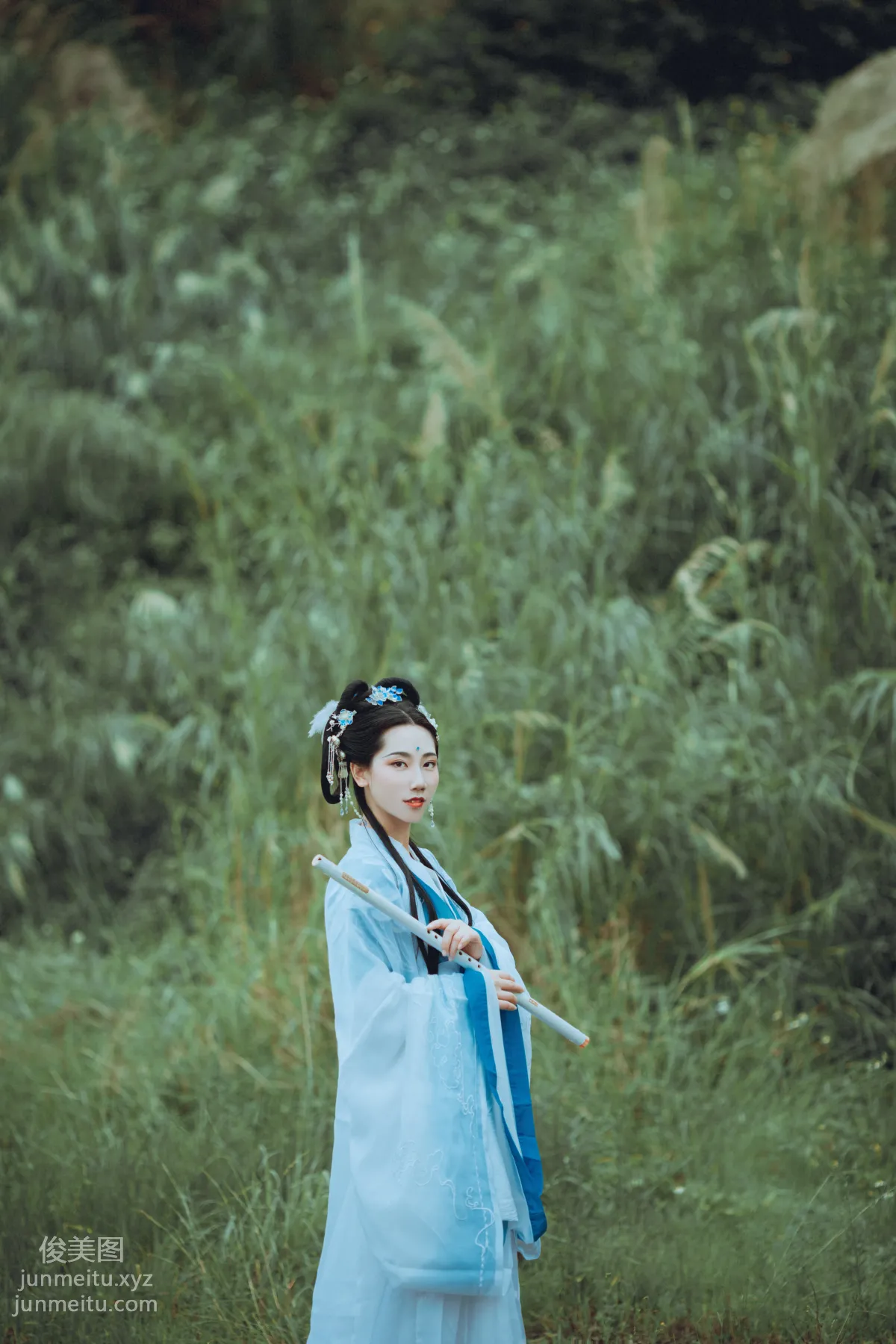 [YiTuYu] 2021.09.04 Hidden in Blue Robes Xiao Xuan photo 27
