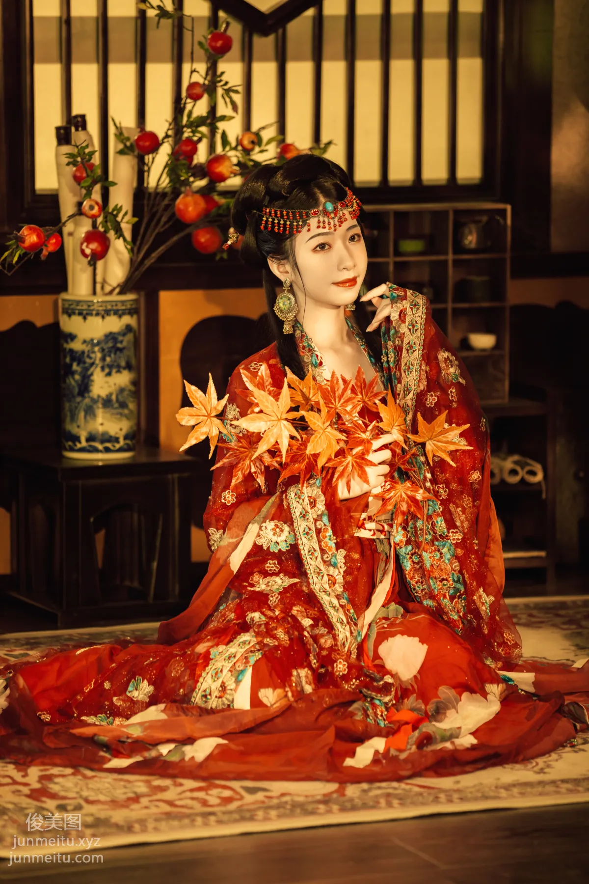 [YiTuYu] 2021.09.07 Red Phoenix Star Moves, Baitang Zhandou Hua photo 6