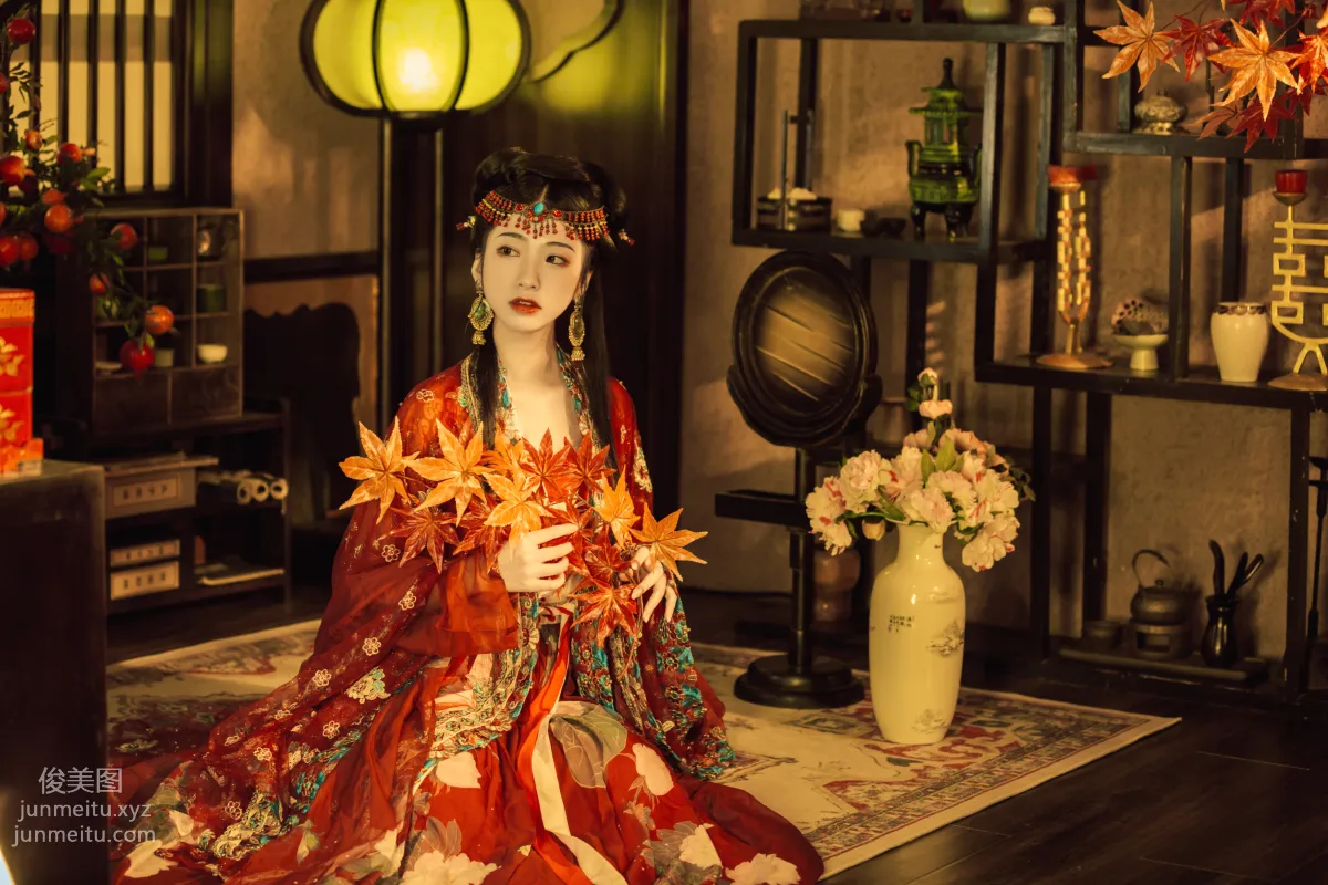 [YiTuYu] 2021.09.07 Red Phoenix Star Moves, Baitang Zhandou Hua photo 8