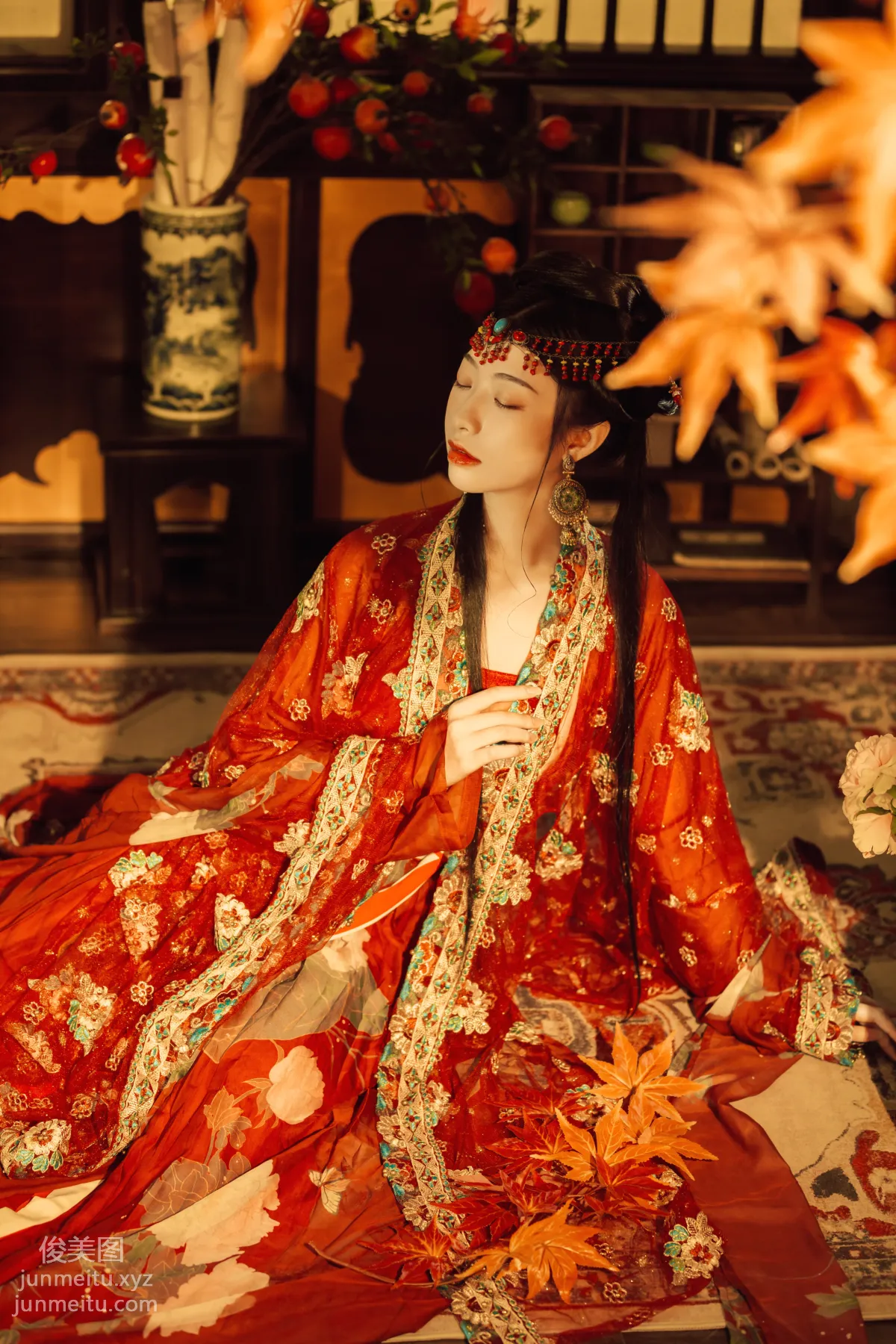 [YiTuYu] 2021.09.07 Red Phoenix Star Moves, Baitang Zhandou Hua photo 10