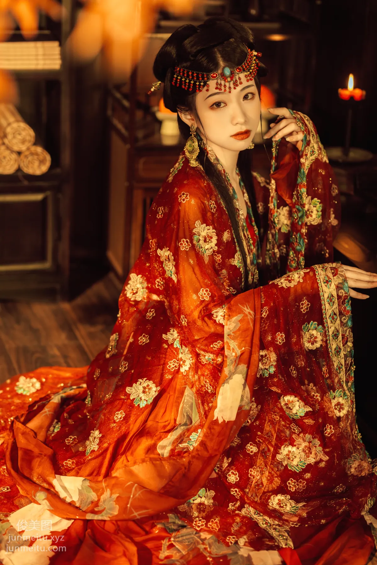 [YiTuYu] 2021.09.07 Red Phoenix Star Moves, Baitang Zhandou Hua photo 17