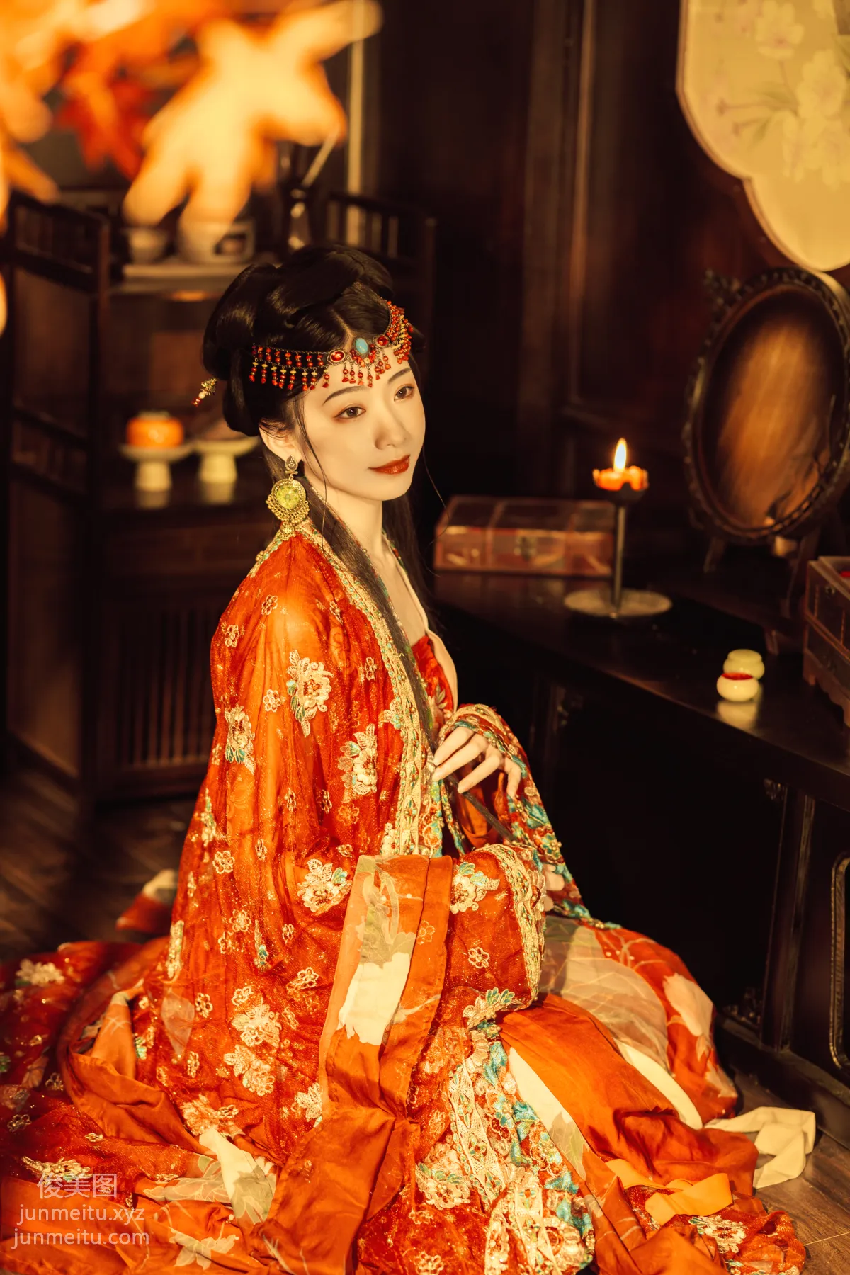 [YiTuYu] 2021.09.07 Red Phoenix Star Moves, Baitang Zhandou Hua photo 19
