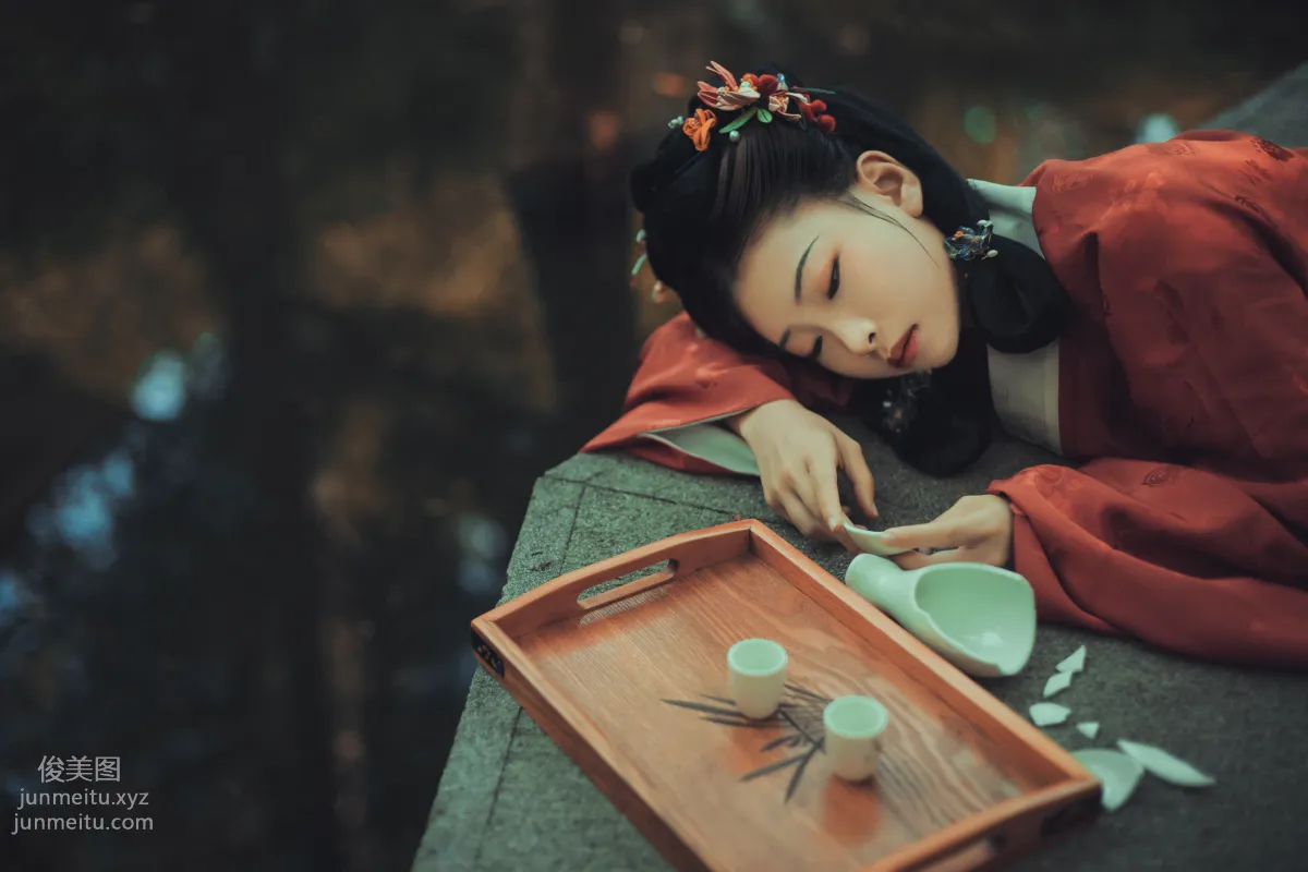 [YiTuYu] 2021.09.22 Green Carp Enters My Dream Shili Yuba photo 15