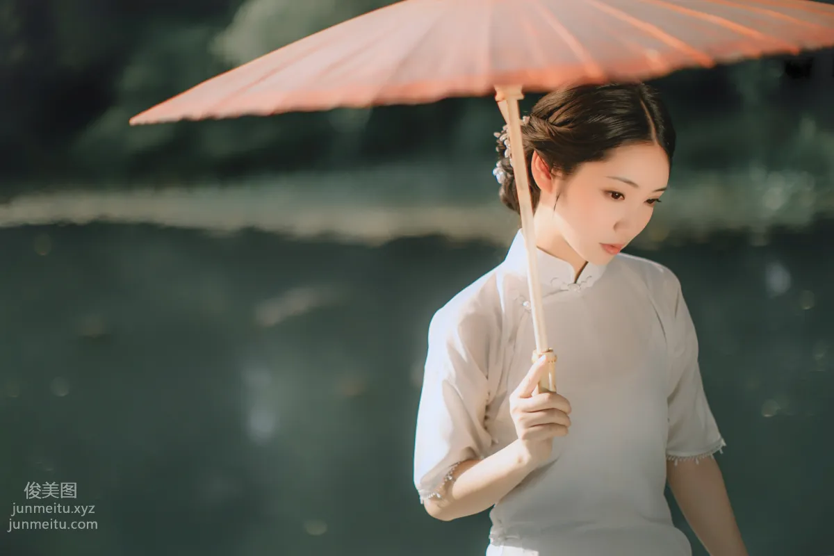[YiTuYu] 2021.10.25 Willow Catkin Qipao Xiao Wennuan photo 2