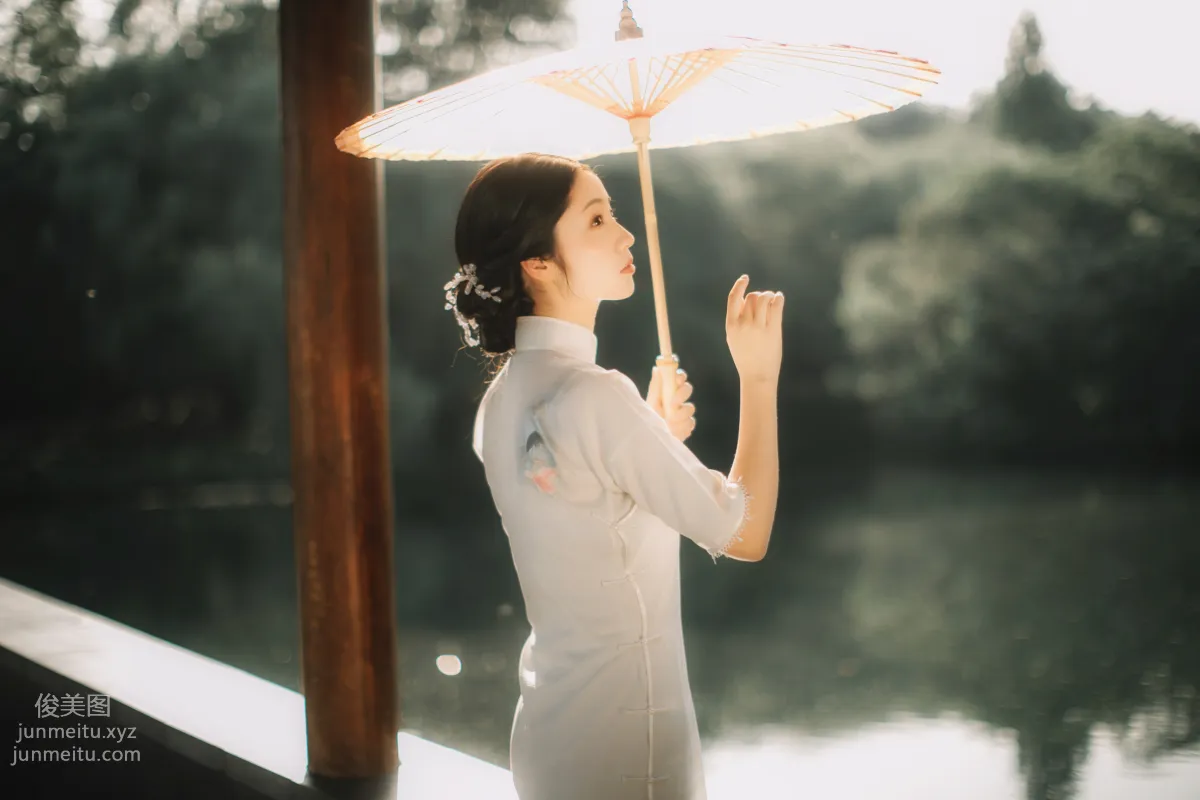 [YiTuYu] 2021.10.25 Willow Catkin Qipao Xiao Wennuan photo 7