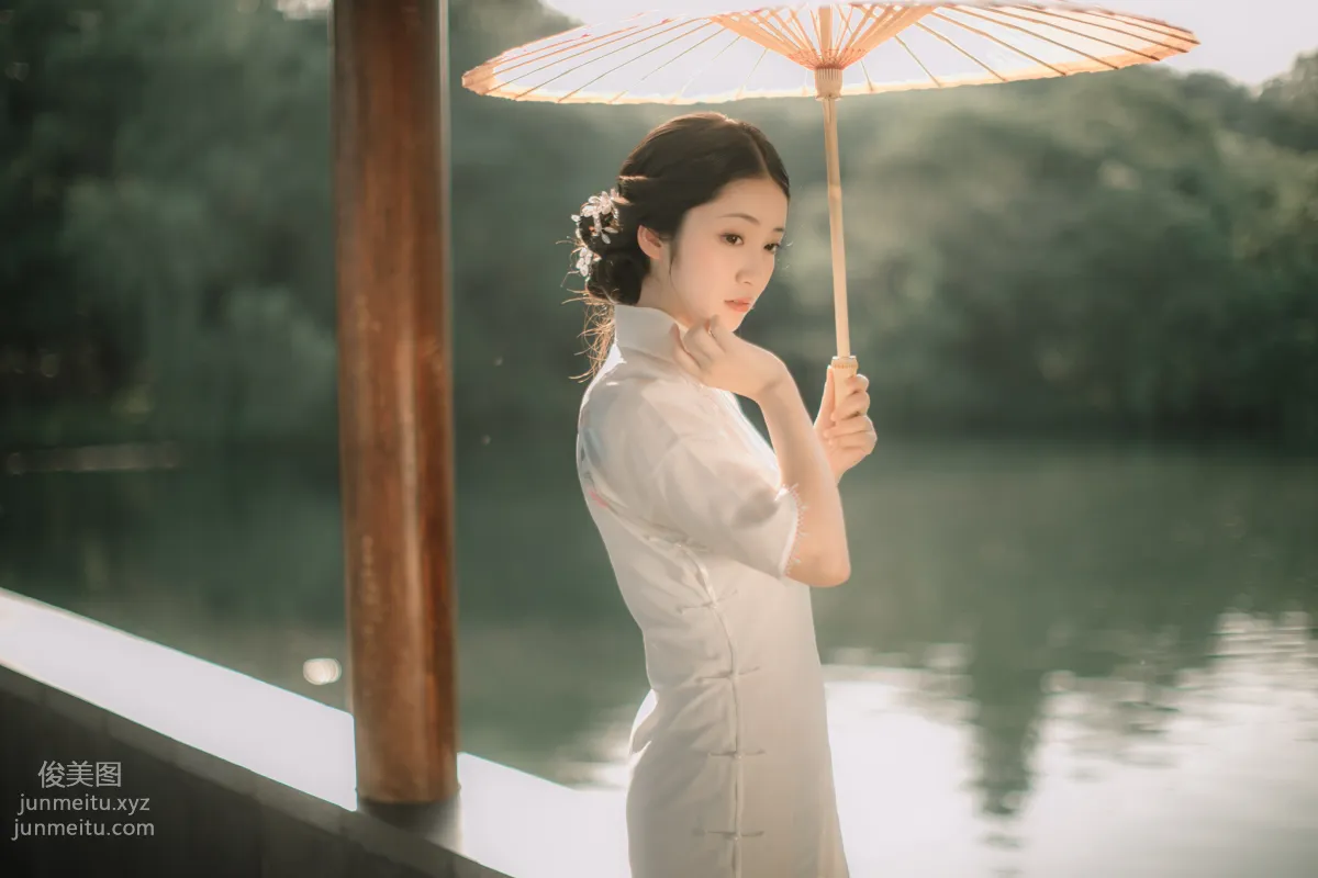 [YiTuYu] 2021.10.25 Willow Catkin Qipao Xiao Wennuan photo 8