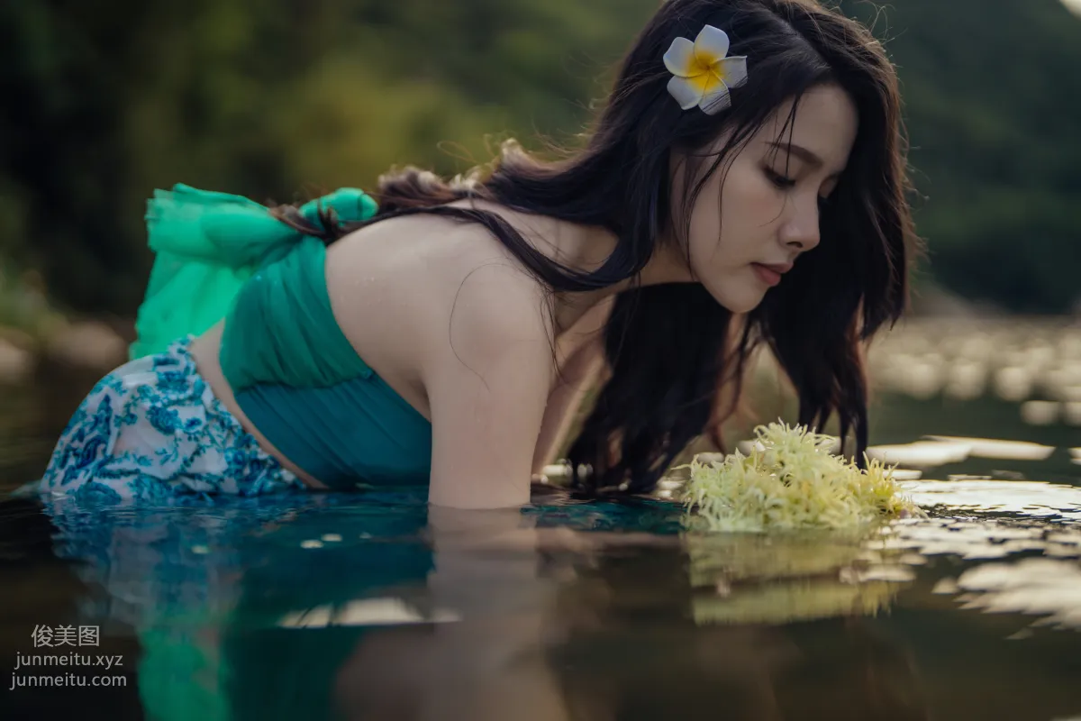 [YiTuYu] 2021.11.24 Clear Water Brings Forth Hibiscus, Yao Mei photo 23
