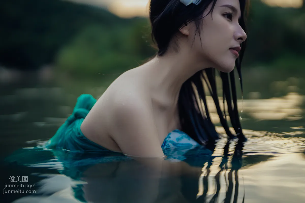 [YiTuYu] 2021.11.24 Clear Water Brings Forth Hibiscus, Yao Mei photo 37