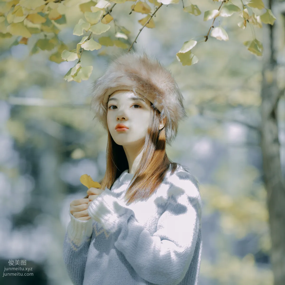 [YiTuYu] 2021.12.23 Blue Ginkgo Yiya Yiya Yo photo 8