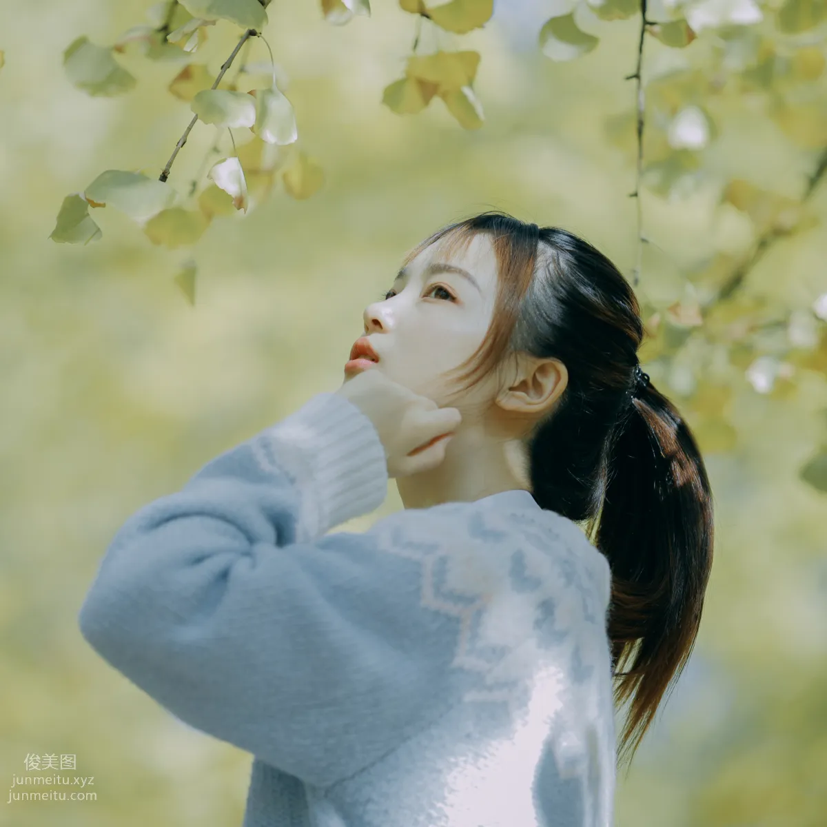 [YiTuYu] 2021.12.23 Blue Ginkgo Yiya Yiya Yo photo 10
