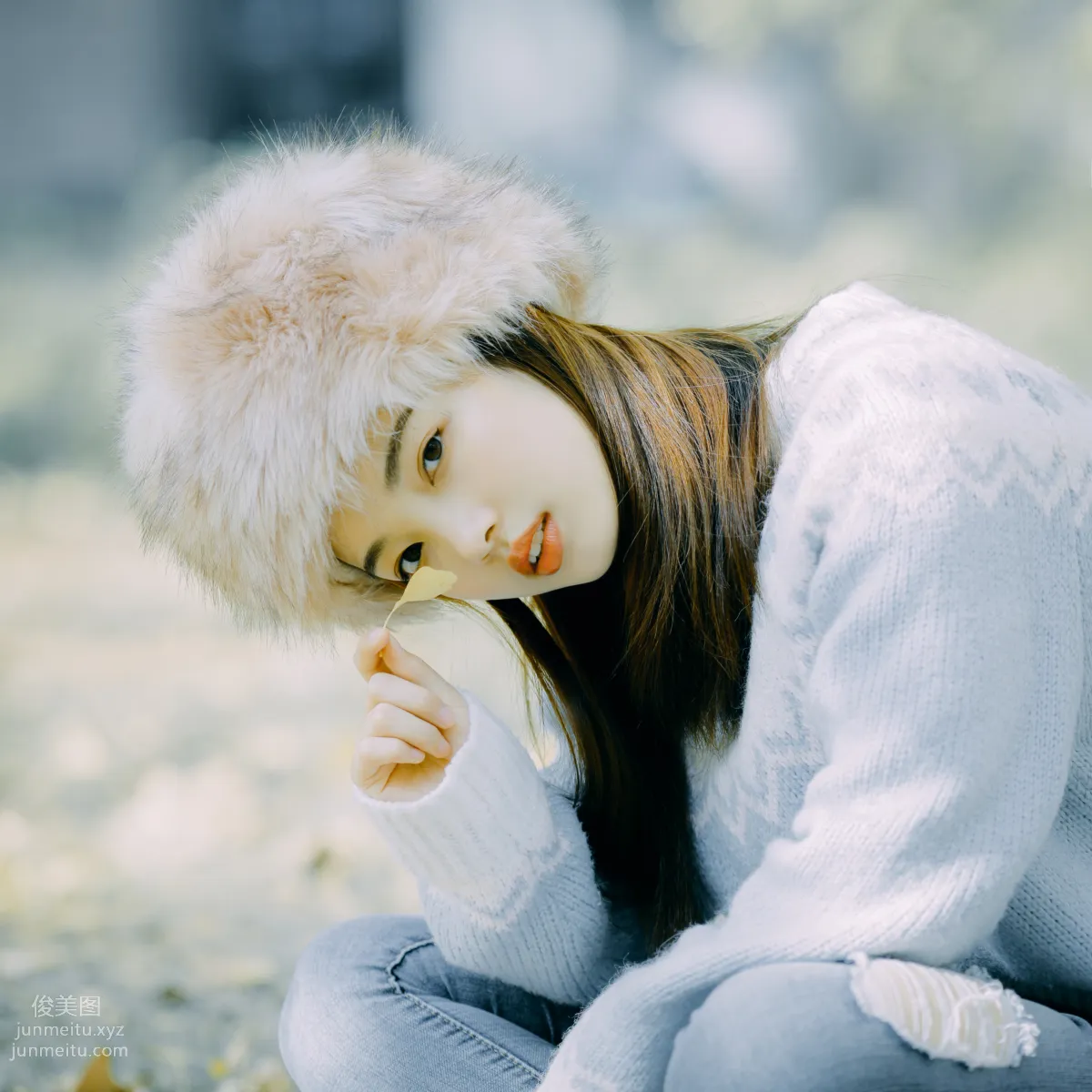 [YiTuYu] 2021.12.23 Blue Ginkgo Yiya Yiya Yo photo 18